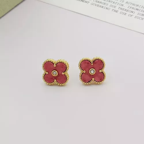 Van Cleef &amp; Arpels Earrings For Women #1371413 $25.00 USD, Wholesale Replica Van Cleef &amp; Arpels Earrings