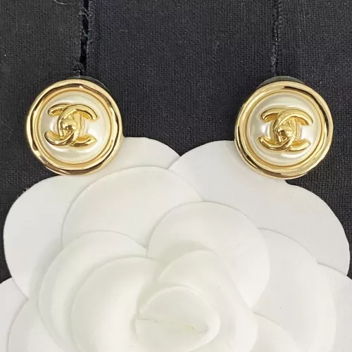 Replica Chanel Earrings For Women #1371498 $27.00 USD for Wholesale