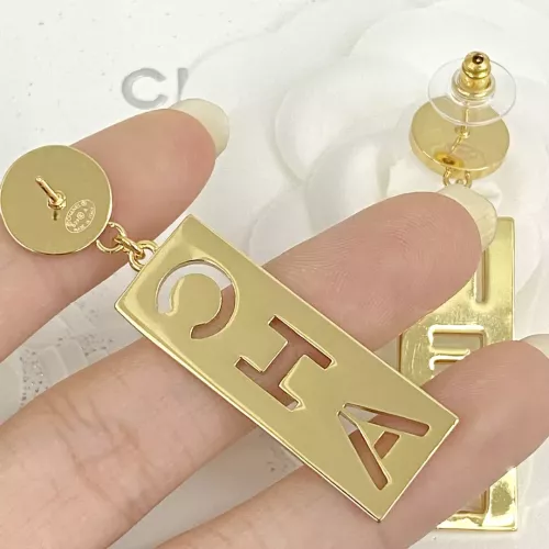 Replica Chanel Earrings For Women #1371531 $38.00 USD for Wholesale