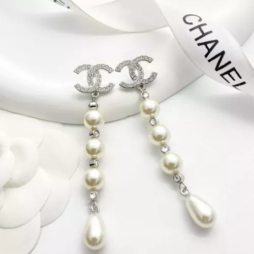 Replica Chanel Earrings For Women #1371539 $32.00 USD for Wholesale