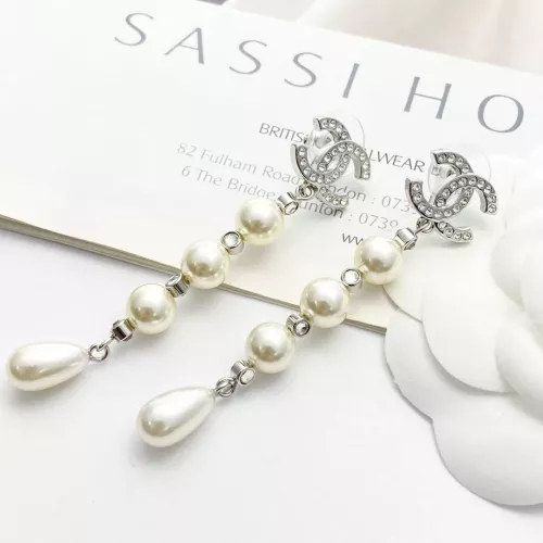 Replica Chanel Earrings For Women #1371539 $32.00 USD for Wholesale
