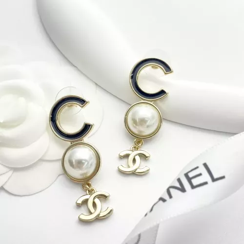 Replica Chanel Earrings For Women #1371542 $32.00 USD for Wholesale