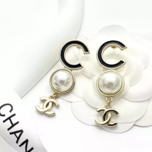 Replica Chanel Earrings For Women #1371542 $32.00 USD for Wholesale