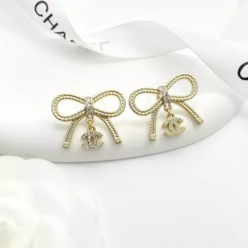 Replica Chanel Earrings For Women #1371545 $27.00 USD for Wholesale