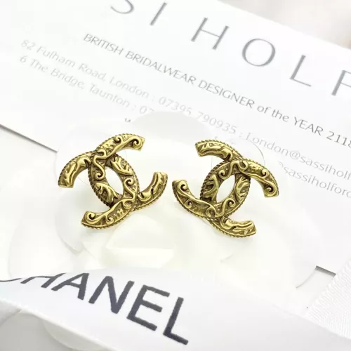 Replica Chanel Earrings For Women #1371552 $25.00 USD for Wholesale