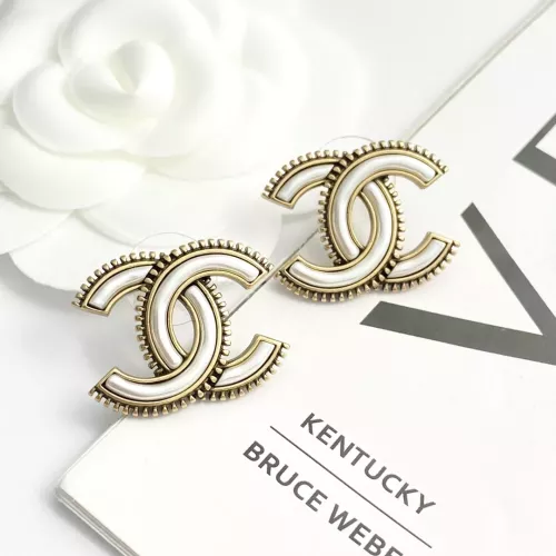 Replica Chanel Earrings For Women #1371564 $32.00 USD for Wholesale