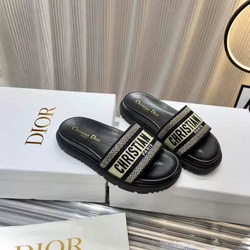 Replica Christian Dior Slippers For Women #1371683 $76.00 USD for Wholesale