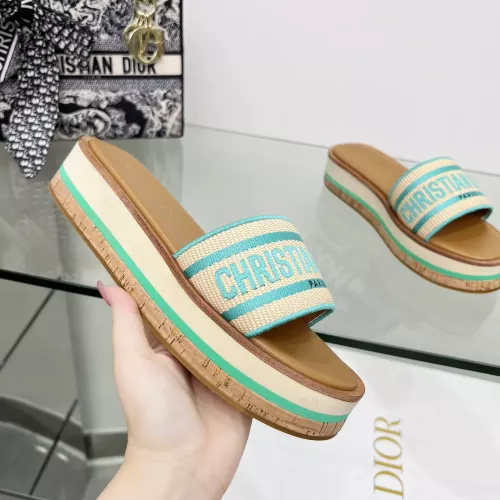 Replica Christian Dior Slippers For Women #1371704 $100.00 USD for Wholesale