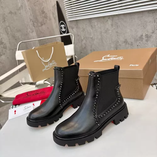 Christian Louboutin Boots For Women #1371760 $115.00 USD, Wholesale Replica Christian Louboutin Boots