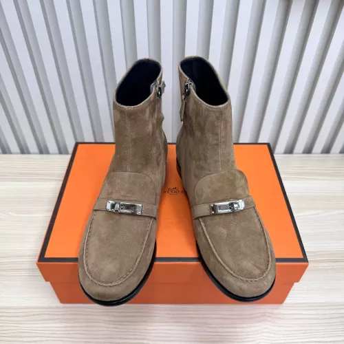 Replica Hermes Boots For Women #1371839 $135.00 USD for Wholesale