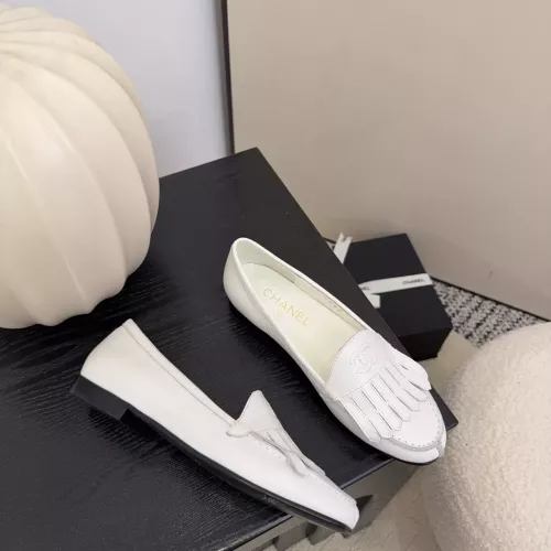 Chanel Leather Shoes For Women #1371943 $112.00 USD, Wholesale Replica Chanel Leather Shoes