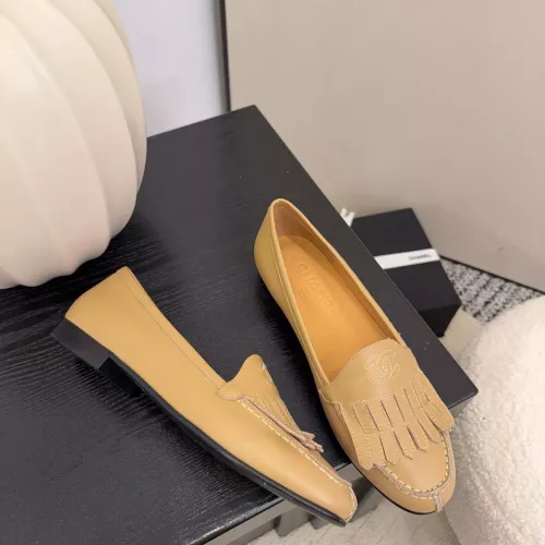 Chanel Leather Shoes For Women #1371944 $112.00 USD, Wholesale Replica Chanel Leather Shoes