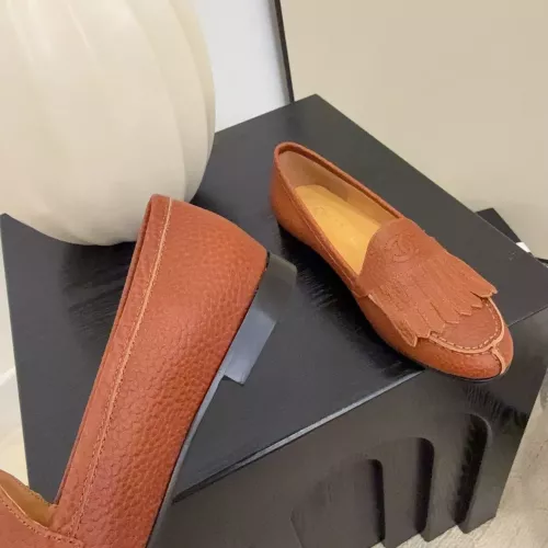 Replica Chanel Leather Shoes For Women #1371945 $112.00 USD for Wholesale