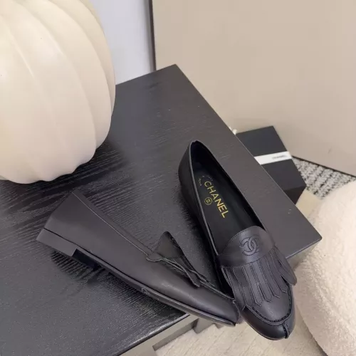 Chanel Leather Shoes For Women #1371946 $112.00 USD, Wholesale Replica Chanel Leather Shoes