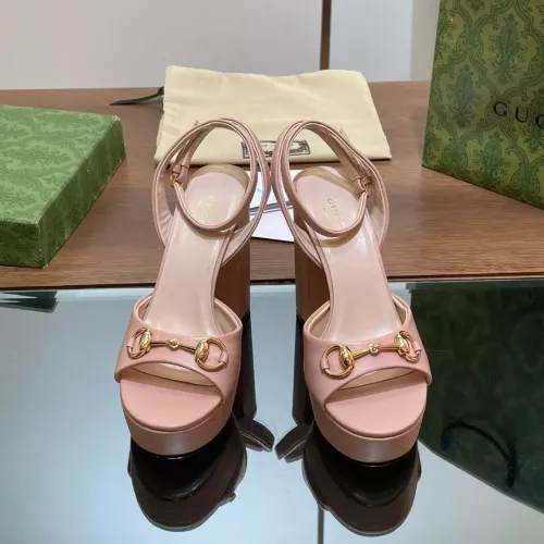 Replica Gucci Sandal For Women #1372076 $100.00 USD for Wholesale