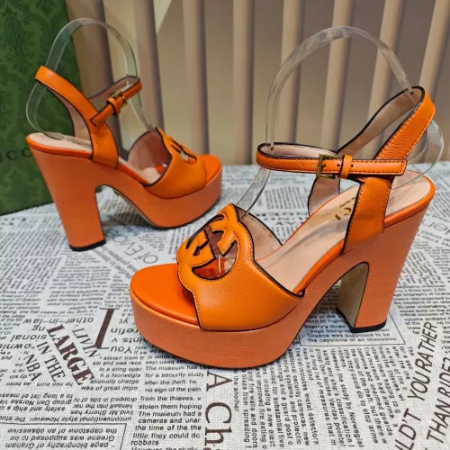 Replica Gucci Sandal For Women #1372078 $100.00 USD for Wholesale