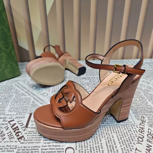 Replica Gucci Sandal For Women #1372079 $100.00 USD for Wholesale