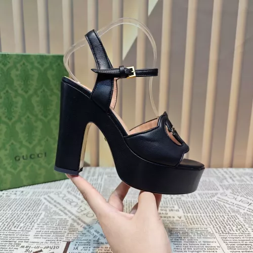 Replica Gucci Sandal For Women #1372080 $100.00 USD for Wholesale