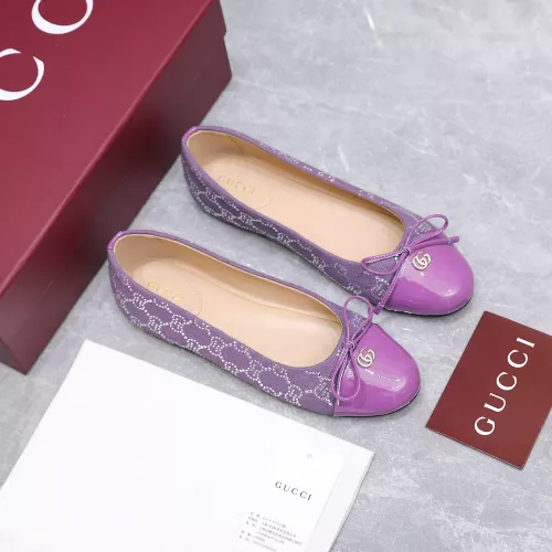 Replica Gucci Flat Shoes For Women #1372089 $112.00 USD for Wholesale