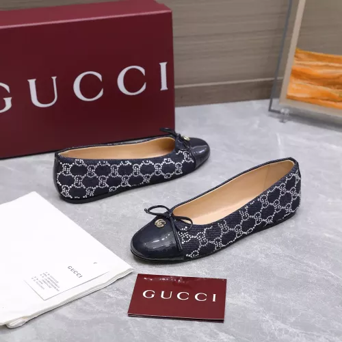 Gucci Flat Shoes For Women #1372091 $112.00 USD, Wholesale Replica Gucci Flat Shoes