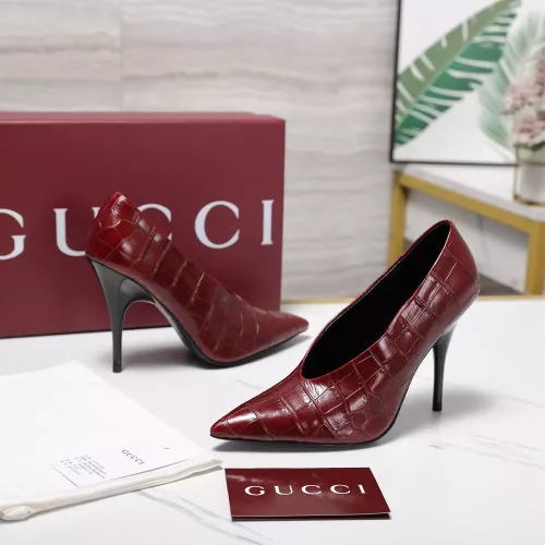 Gucci High-Heeled Shoes For Women #1372094 $125.00 USD, Wholesale Replica Gucci High-Heeled Shoes