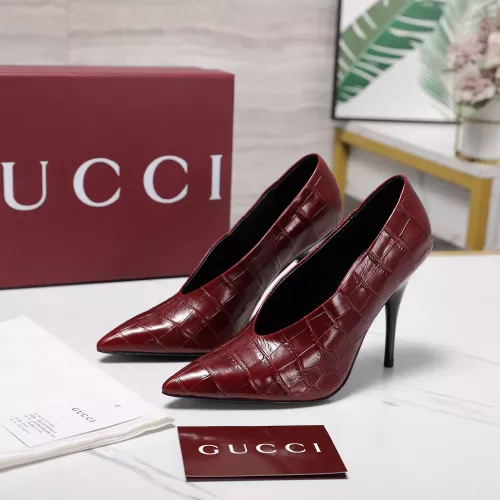 Replica Gucci High-Heeled Shoes For Women #1372094 $125.00 USD for Wholesale