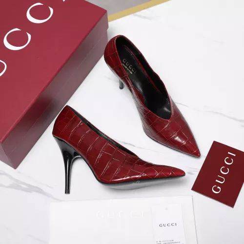 Replica Gucci High-Heeled Shoes For Women #1372094 $125.00 USD for Wholesale