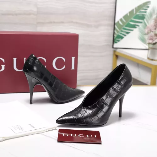 Gucci High-Heeled Shoes For Women #1372096 $125.00 USD, Wholesale Replica Gucci High-Heeled Shoes
