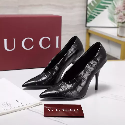 Replica Gucci High-Heeled Shoes For Women #1372096 $125.00 USD for Wholesale