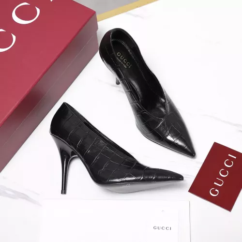 Replica Gucci High-Heeled Shoes For Women #1372096 $125.00 USD for Wholesale