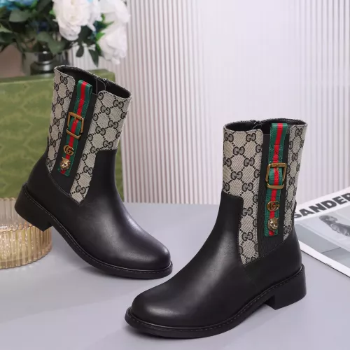 Replica Gucci Boots For Women #1372116 $102.00 USD for Wholesale