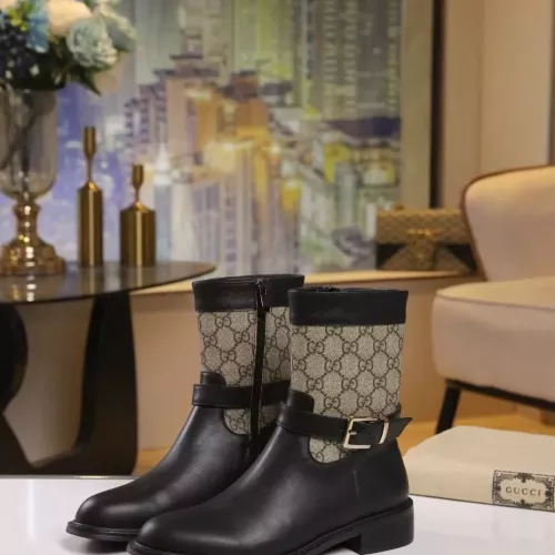 Replica Gucci Boots For Women #1372118 $100.00 USD for Wholesale
