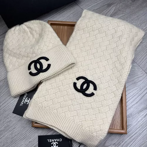 Chanel Hat and Scarf Set #1372150 $52.00 USD, Wholesale Replica Chanel Hat and Scarf and Glove Set