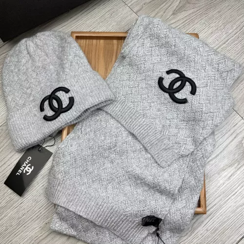 Replica Chanel Hat and Scarf Set #1372152 $52.00 USD for Wholesale