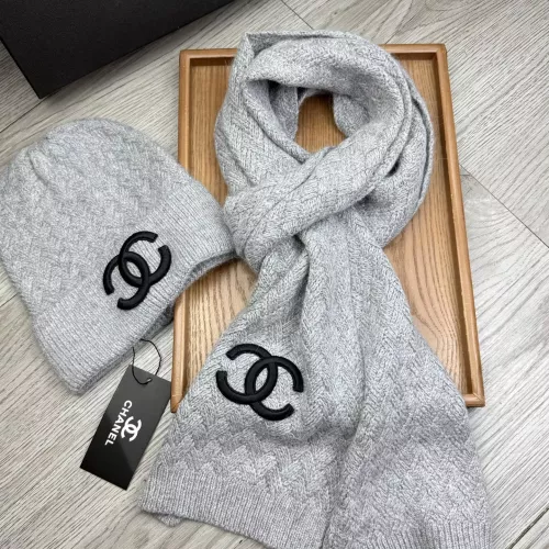 Replica Chanel Hat and Scarf Set #1372152 $52.00 USD for Wholesale
