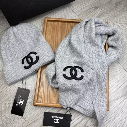 Replica Chanel Hat and Scarf Set #1372152 $52.00 USD for Wholesale