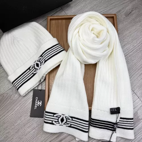 Chanel Hat and Scarf Set #1372154 $52.00 USD, Wholesale Replica Chanel Hat and Scarf and Glove Set
