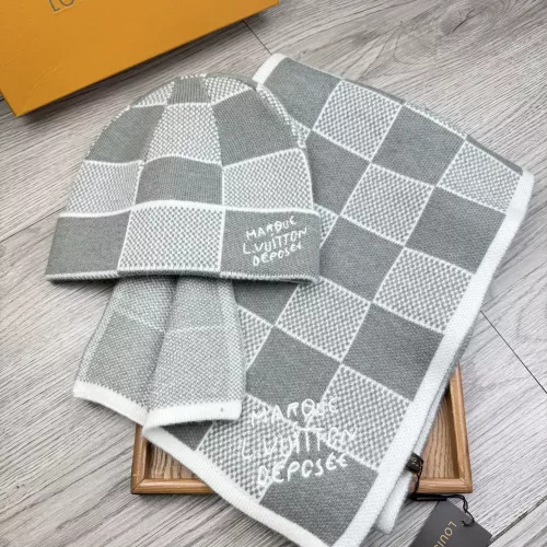 Louis Vuitton LV Hat and Scarf Set #1372157 $52.00 USD, Wholesale Replica Louis Vuitton LV Hat and Scarf and Glove Set