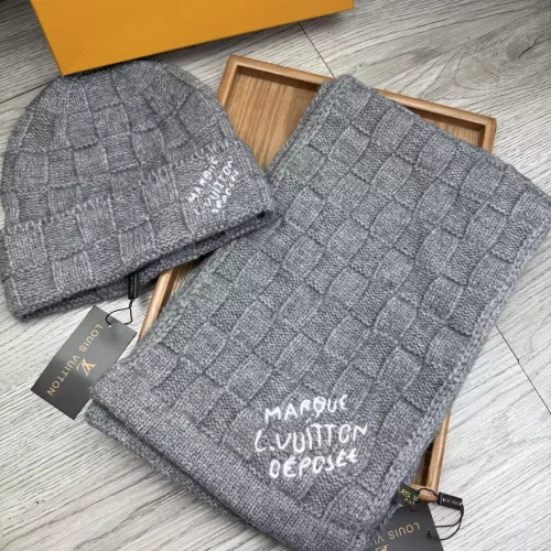 Louis Vuitton LV Hat and Scarf Set #1372167 $52.00 USD, Wholesale Replica Louis Vuitton LV Hat and Scarf and Glove Set