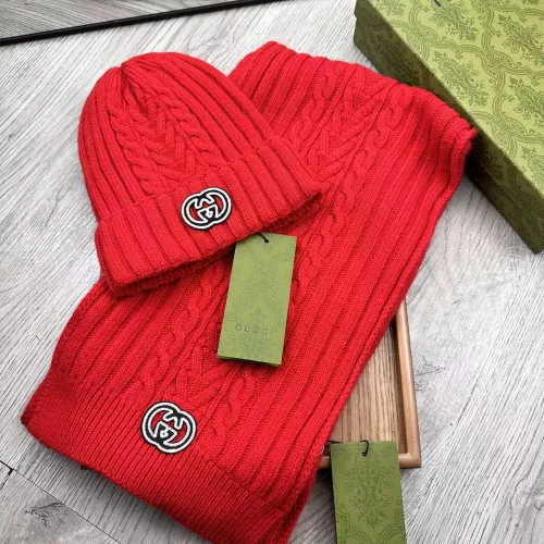 Gucci Hat and Scarf Set #1372196 $52.00 USD, Wholesale Replica Gucci Hat and Scarf and Glove Set