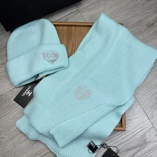 Chanel Hat and Scarf Set #1372225 $52.00 USD, Wholesale Replica Chanel Hat and Scarf and Glove Set