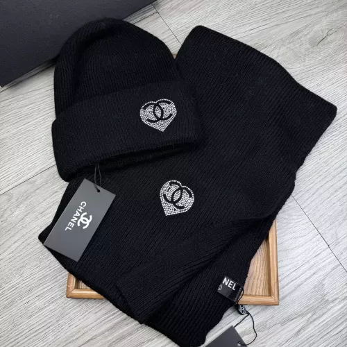 Chanel Hat and Scarf Set #1372227 $52.00 USD, Wholesale Replica Chanel Hat and Scarf and Glove Set