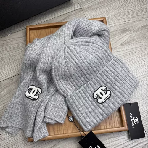 Replica Chanel Hat and Scarf Set #1372233 $52.00 USD for Wholesale