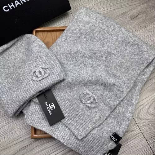 Chanel Hat and Scarf Set #1372236 $52.00 USD, Wholesale Replica Chanel Hat and Scarf and Glove Set