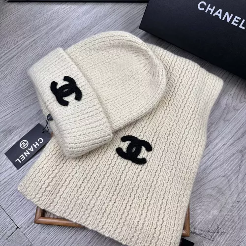 Chanel Hat and Scarf Set #1372240 $52.00 USD, Wholesale Replica Chanel Hat and Scarf and Glove Set