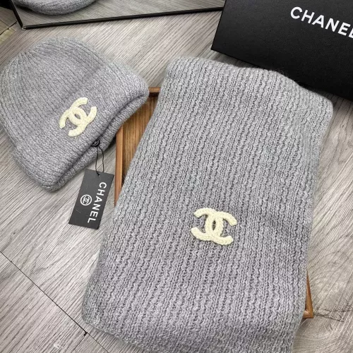 Replica Chanel Hat and Scarf Set #1372241 $52.00 USD for Wholesale