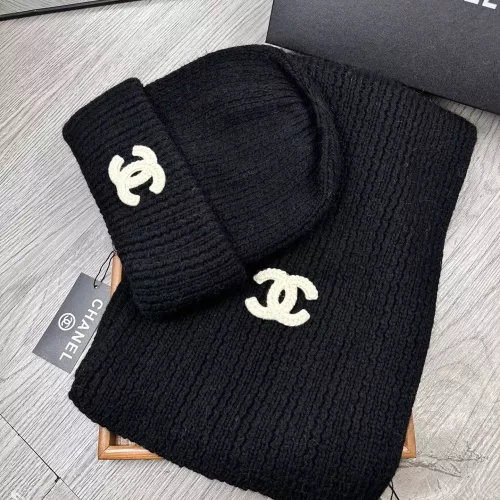Chanel Hat and Scarf Set #1372242 $52.00 USD, Wholesale Replica Chanel Hat and Scarf and Glove Set