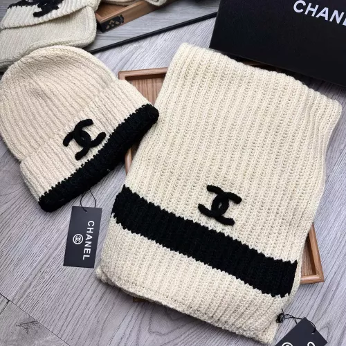 Chanel Hat and Scarf Set #1372244 $52.00 USD, Wholesale Replica Chanel Hat and Scarf and Glove Set