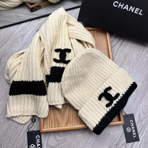 Replica Chanel Hat and Scarf Set #1372244 $52.00 USD for Wholesale