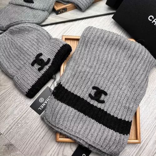 Chanel Hat and Scarf Set #1372245 $52.00 USD, Wholesale Replica Chanel Hat and Scarf and Glove Set